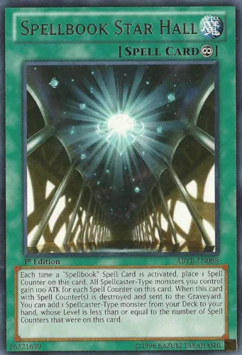 Spellbook Star Hall - ABYR-EN088 - Rare - Unlimited Edition - YuGiOh