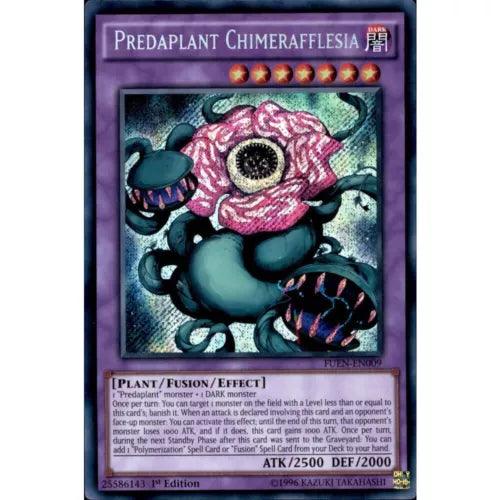 Predaplant Chimerafflesia - FUEN-EN009 - Secret Rare - 1st Edition - YuGiOh