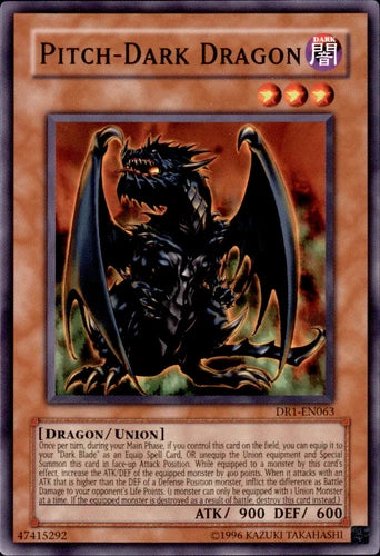 Pitch-Dark Dragon - DR1-EN063 - Common - Unlimited Edition - YuGiOh