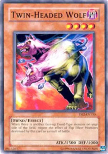 Twin-Headed Wolf - DB2-EN130 - Common - Unlimited Edition - YuGiOh
