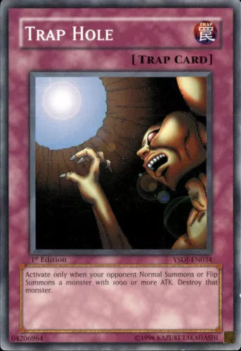 Trap Hole - YSDJ-EN034 - Common - Mixed Editions - YuGiOh LP