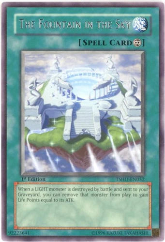 The Fountain in the Sky - TSHD-EN052 - Rare - Unlimited Edition - YuGiOh