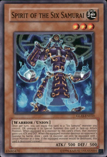 Spirit of the Six Samurai - GLAS-EN033 - Common - Mixed Editions - YuGiOh