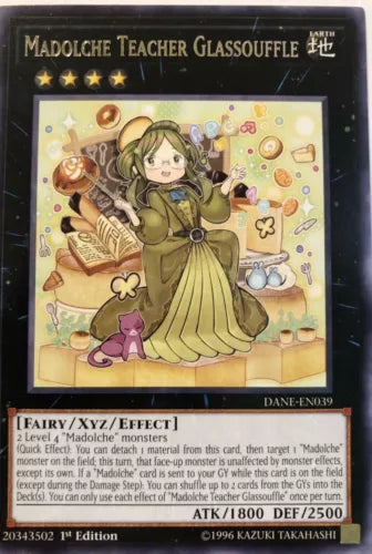 Madolche Teacher Glassouffle - DANE-EN039 - Rare - 1st Edition - YuGiOh