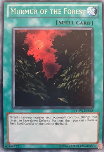 Murmur of the Forest - PHSW-EN058 - Rare - 1st Edition - YuGiOh
