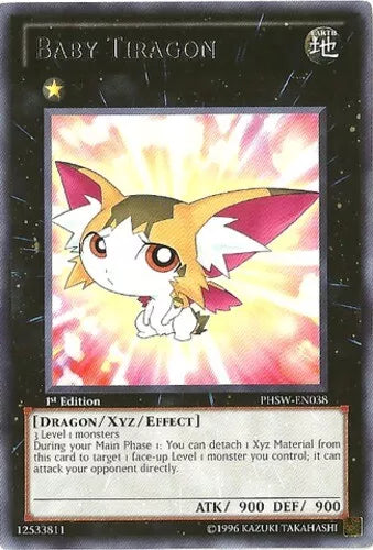 Baby Tiragon - PHSW-EN038 - Rare - 1st Edition - YuGiOh