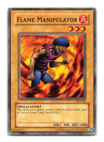 Flame Manipulator - SDJ-006 - Common - Unlimited Edition - YuGiOh LP