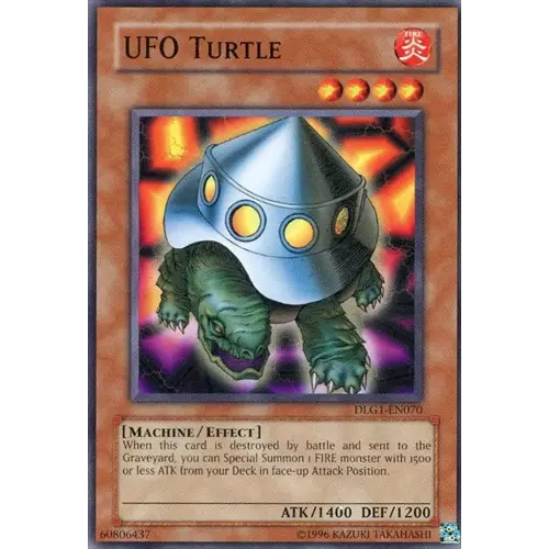 UFO Turtle - DLG1-EN070 - Common - Unlimited Edition - YuGiOh