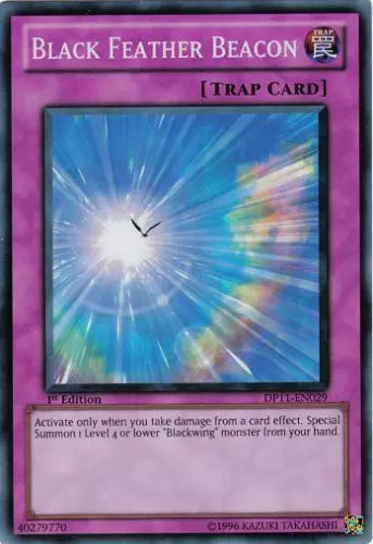 Black Feather Beacon - DP11-EN029 - Super Rare - 1st Edition - YuGiOh LP