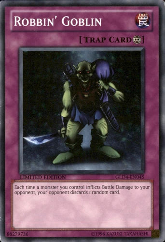 Robbin' Goblin - GLD4-EN045 - Common - Limited Edition - YuGiOh