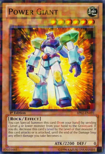 Power Giant - BP02-EN091 - Mosaic Rare - 1st Edition - YuGiOh