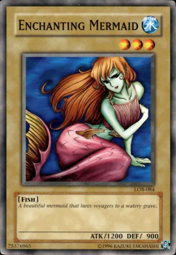 Enchanting Mermaid - LOB-084 - Common - Unlimited Edition - YuGiOh