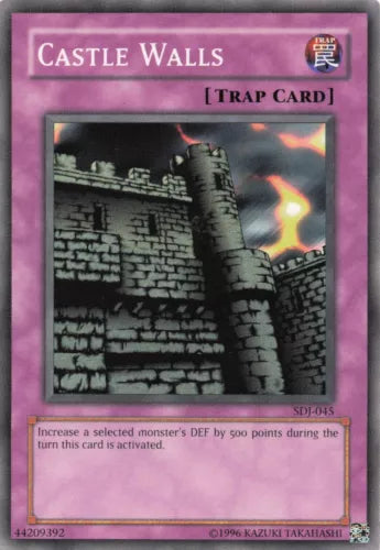 Castle Walls - SDJ-045 - Common - Unlimited Edition - YuGiOh LP