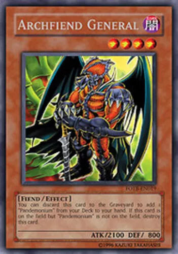 Archfiend General - FOTB-EN019 - Rare - Mixed Editions - YuGiOh