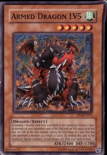 Armed Dragon LV5 - DP2-EN011 - Common - 1st Edition - YuGiOh