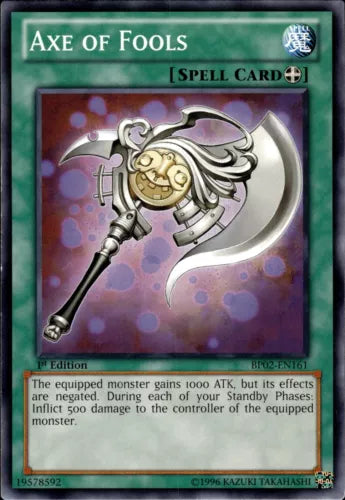 Axe of Fools - BP02-EN161 - Common - 1st Edition - YuGiOh