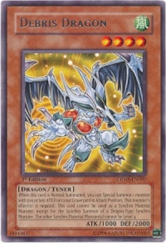 Debris Dragon - CRMS-EN002 - Rare - 1st Edition - YuGiOh