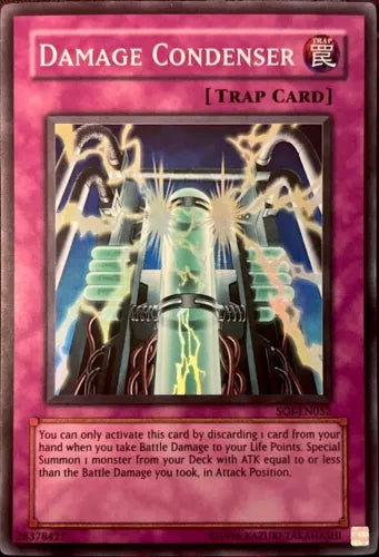 Damage Condenser - SOI-EN052 - Super Rare - 1st Edition - YuGiOh LP