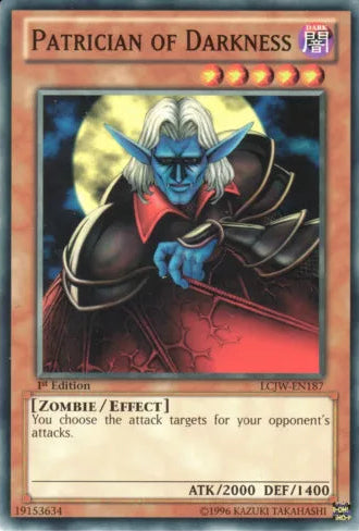 Patrician of Darkness - LCJW-EN187 - Common - 1st Edition - YuGiOh