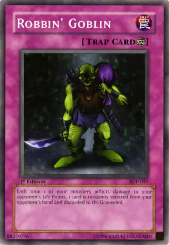 Robbin' Goblin - SDP-047 - Common - Unlimited Edition - YuGiOh LP