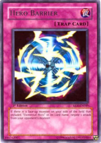 Hero Barrier - EEN-EN049 - Rare - 1st Edition - YuGiOh