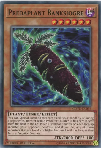 Predaplant Banksiogre - COTD-EN016 - Common - 1st Edition - YuGiOh