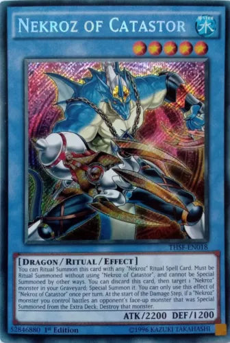Nekroz of Catastor - THSF-EN018 - Secret Rare - Unlimited Edition - YuGiOh VLP