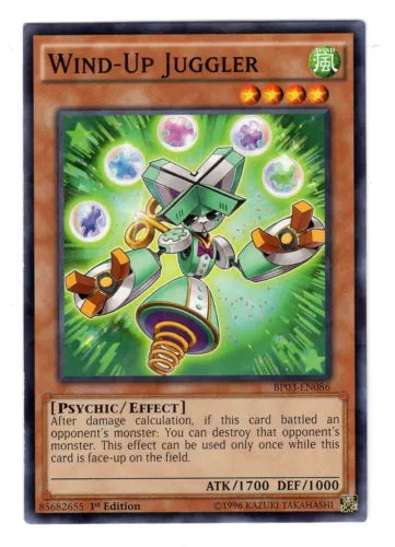 Wind-Up Juggler - BP03-EN086 - Rare - 1st Edition - YuGiOh