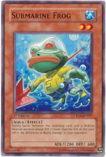 Submarine Frog - CRMS-EN087 - Common - 1st Edition - YuGiOh