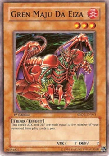 Gren Maju Da Eiza - SDDE-EN013 - Common - 1st Edition - YuGiOh