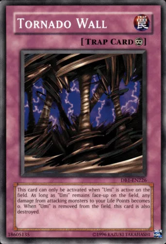 Tornado Wall - DB1-EN226 - Common - Unlimited Edition - YuGiOh