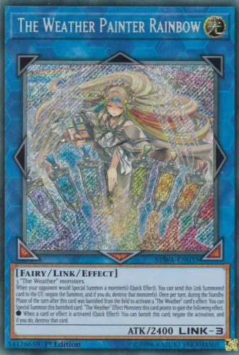 The Weather Painter Rainbow - SPWA-EN035 - Secret Rare - 1st Edition - YuGiOh