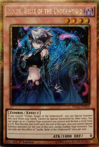 Isolde, Belle of the Underworld - PGL2-EN010 - Gold Secret Rare - 1st Edition