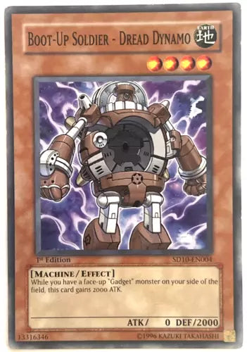 Boot-Up Soldier - Dread Dynamo - SD10-EN004 - Common - 1st Edition - YuGiOh
