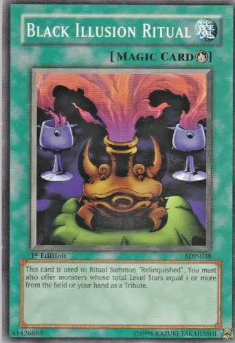 Black Illusion Ritual - SDP-038 - Common - Unlimited Edition - YuGiOh LP