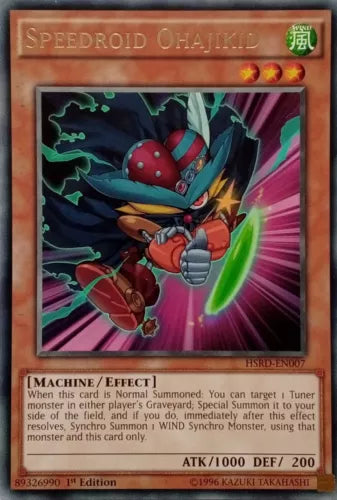 Speedroid Ohajikid - HSRD-EN007 - Rare - 1st Edition - YuGiOh
