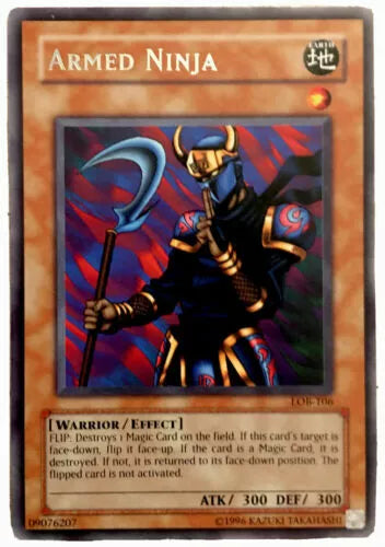 Armed Ninja - LOB-106 - Rare - Unlimited Edition - YuGiOh
