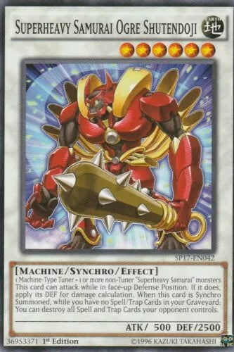 Superheavy Samurai Ogre Shutendoji - SP17-EN042 - Common - 1st Edition - YuGiOh