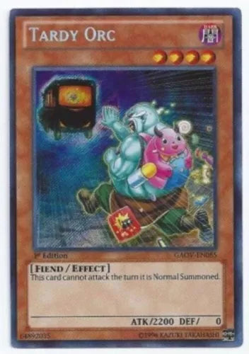 Tardy Orc - GAOV-EN085 - Secret Rare - 1st Edition - YuGiOh