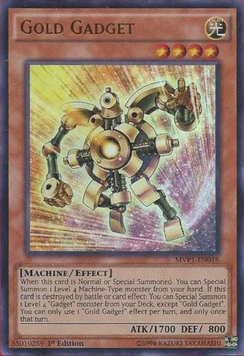 Gold Gadget - MVP1-EN018 - Ultra Rare - 1st Edition - YuGiOh