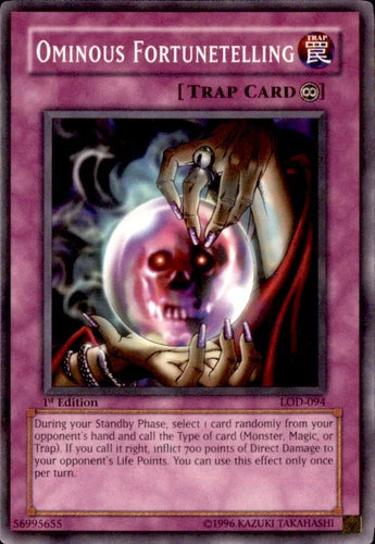 Ominous Fortunetelling - LOD-094 - Common - Mixed Editions - YuGiOh LP