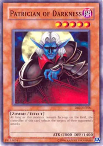 Patrician of Darkness - DB2-EN168 - Common - Unlimited Edition - YuGiOh
