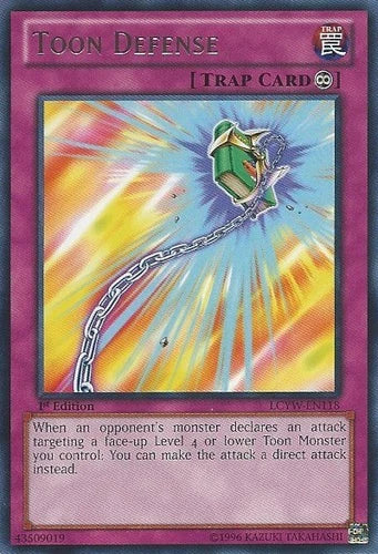 Toon Defense - LCYW-EN118 - Rare - 1st Edition - YuGiOh