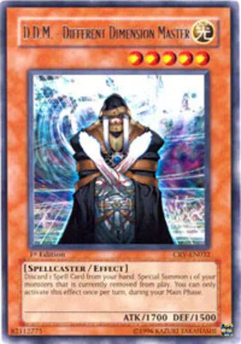 D.D.M. - Different Dimension Master - CRV-EN032 - Rare - 1st Edition - YuGiOh