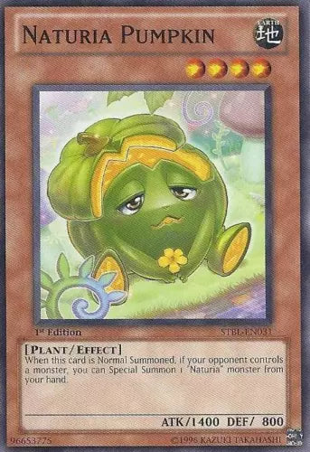 Naturia Pumpkin - STBL-EN031 - Common - 1st Edition - YuGiOh