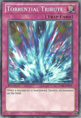Torrential Tribute - SDRE-EN036 - Common - 1st Edition - YuGiOh