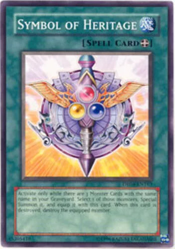 Symbol of Heritage - DR04-EN163 - Common - Unlimited Edition - YuGiOh
