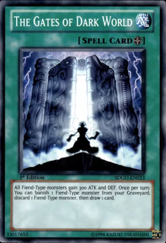 The Gates of Dark World - SDGU-EN023 - Common - 1st Edition - YuGiOh