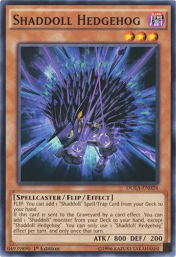 Shaddoll Hedgehog - DUEA-EN024 - Common - 1st Edition - YuGiOh