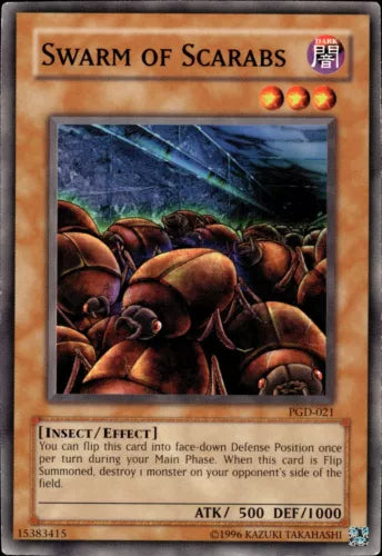 Swarm of Scarabs - PGD-021 - Common - Mixed Editions - YuGiOh LP